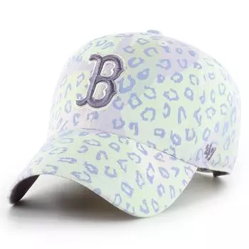 Женская регулируемая кепка фиолетового цвета Boston Red Sox Cosmic Clean Up '47