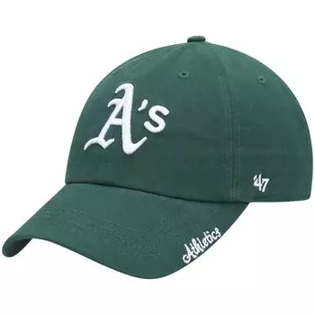 Женская регулируемая кепка Green Oakland Athletics Team Miata 2047 года 47 Brand