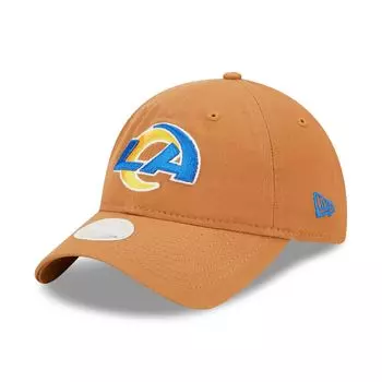 Женская регулируемая кепка New Era Brown Los Angeles Rams Core Classic 2.0 9TWENTY New Era