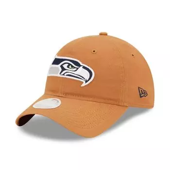 Женская регулируемая кепка New Era Brown Seattle Seahawks Core Classic 2.0 9TWENTY New Era
