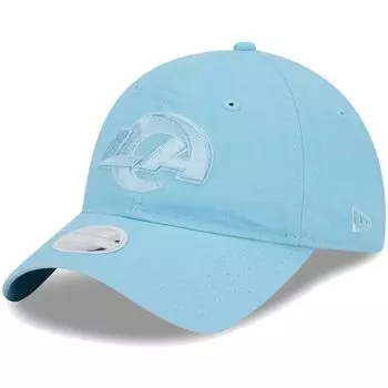 Женская регулируемая кепка New Era Голубая Los Angeles Rams Color Pack Brights 9TWENTY New Era