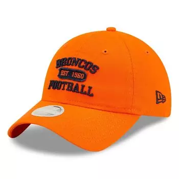 Женская регулируемая кепка New Era Orange Denver Broncos Formed 9TWENTY New Era