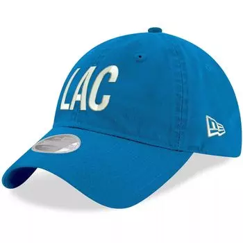 Женская регулируемая кепка New Era Powder Blue Los Angeles Chargers Hometown Team 9TWENTY New Era