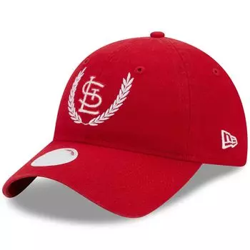Женская регулируемая кепка New Era Red St. Louis Cardinals Leaves 9TWENTY New Era
