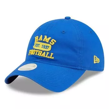 Женская регулируемая кепка New Era Royal Los Angeles Rams Formed 9TWENTY New Era