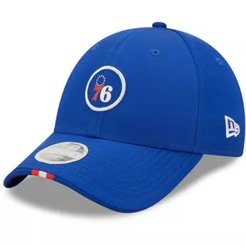 Женская регулируемая кепка New Era Royal Philadelphia 76ers Sleek 9FORTY New Era