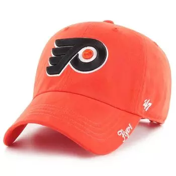 Женская регулируемая кепка оранжевого цвета Philadelphia Flyers Team Miata '47
