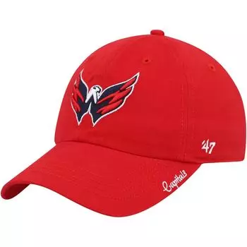 Женская регулируемая кепка Red Washington Capitals Team Miata 47 '47