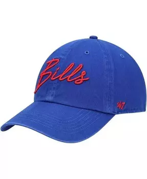 Женская регулируемая кепка Royal Buffalo Bills Vocal Clean Up '47 '47 Brand, синий