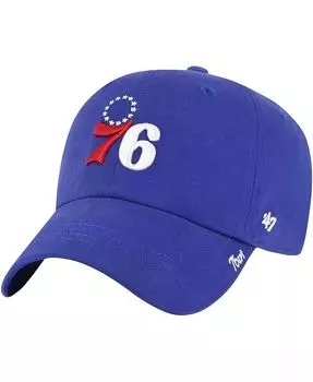Женская регулируемая кепка Royal Philadelphia 76ers Miata Clean Up '47 Brand, синий