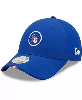 Женская регулируемая кепка Royal Philadelphia 76ers Sleek 9FORTY New Era, синий