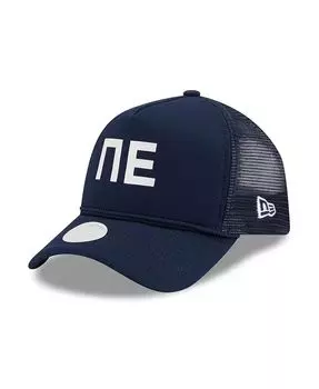 Женская регулируемая кепка темно-синего цвета New England Patriots Mc Gee Trucker 9FORTY New Era, синий