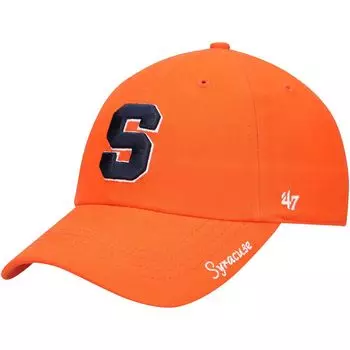 Женская регулируемая шляпа '47 Orange Syracuse Orange Miata Clean Up 47 Brand