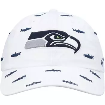 Женская регулируемая шляпа белого цвета с конфетти Seattle Seahawks '47