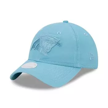 Женская регулируемая шляпа New Era Blue Carolina Panthers Core Classic 2.0 в тон 9TWENTY New Era