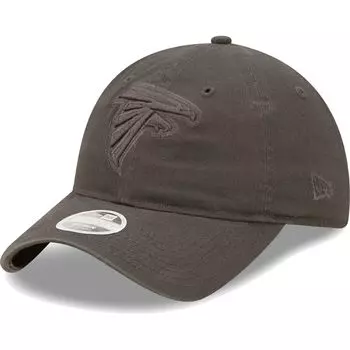 Женская регулируемая шляпа New Era Graphite Atlanta Falcons Core Classic 2.0 в тон 9TWENTY New Era