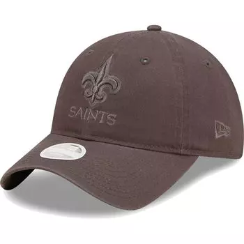 Женская регулируемая шляпа New Era Graphite New Orleans Saints Core Classic 2.0 в тон 9TWENTY New Era