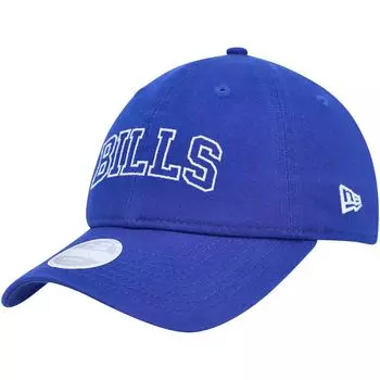 Женская регулируемая шляпа New Era Royal Buffalo Bills Collegiate 9TWENTY New Era