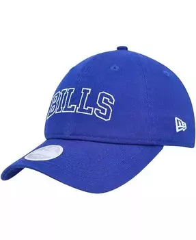 Женская регулируемая шляпа Royal Buffalo Bills Collegiate 9TWENTY New Era, синий