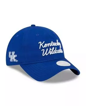 Женская регулируемая шляпа Royal Kentucky Wildcats Script 9TWENTY New Era, синий