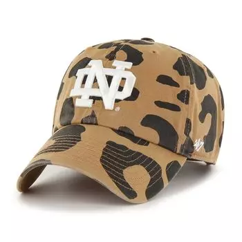 Женская регулируемая шляпа с леопардовым принтом Notre Dame Fighting Irish Rosette '47