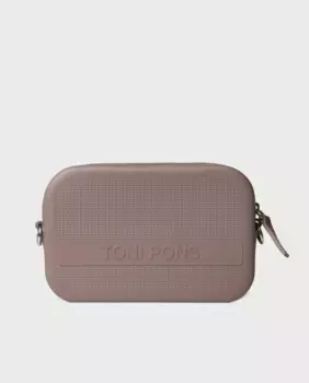 Женская резиновая сумка через плечо на молнии Toni Pons, цвет Topo