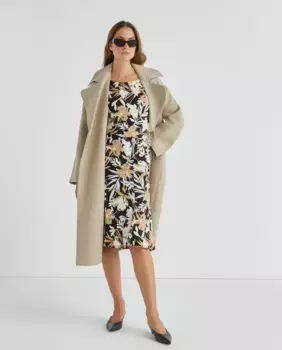 Женская резиновая юбка с принтом Zermatt, черный