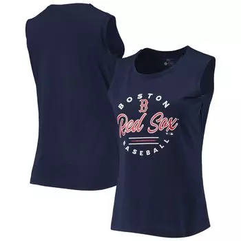 Женская ровная одежда темно-синяя майка Boston Red Sox Macy