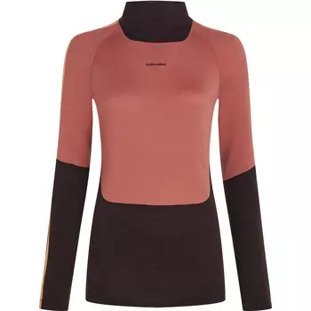 Женская рубашка 200 Sone с высоким воротником и длинными рукавами Icebreaker, красный