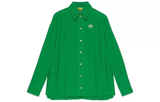 Женская рубашка Adidas X, зеленая Gucci