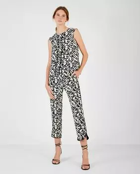 Женская рубашка без рукавов с цветочным принтом Trucco, мультиколор