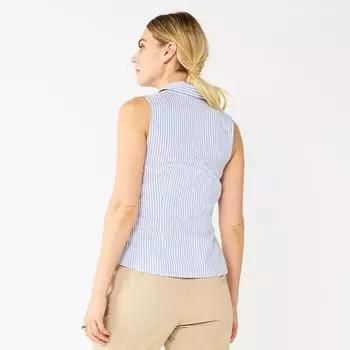 Женская рубашка без рукавов с завязкой спереди Nine West Nine West