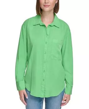 Женская рубашка-бойфренд с длинными рукавами Calvin Klein Jeans