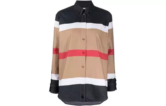 Женская рубашка Burberry, бежевый
