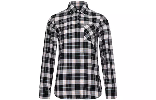 Женская рубашка Burberry, цвет Black Grey Pink