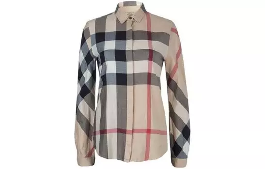 Женская рубашка Burberry, хаки