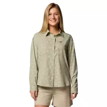 Женская рубашка Columbia Silver Ridge Utility, зеленый