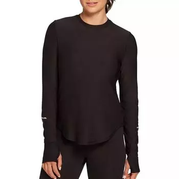 Женская рубашка для бега с длинным рукавом Dsg, черный