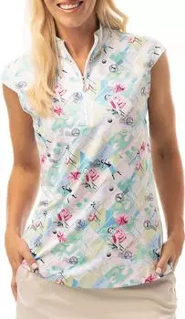 Женская рубашка для гольфа без рукавов Sansoleil Solcool