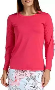 Женская рубашка для гольфа SwingDish Faye с длинными рукавами