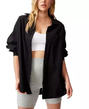 Женская рубашка для папы COTTON ON, черный