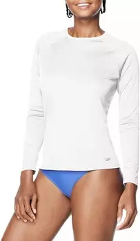 Женская рубашка для плавания Speedo с длинным рукавом, белый