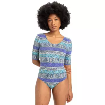 Женская рубашка для серфинга Body Quiksilver, голубой