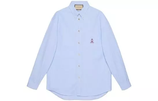Женская рубашка GUCCI, цвет Blue