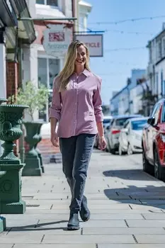 Женская рубашка Harby с длинными рукавами и выцветшим эффектом Tog 24, розовый