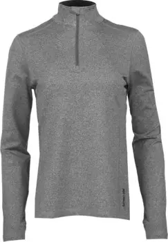 Женская рубашка Hot Chillys с однотонной молнией на молнии Micro-Elite