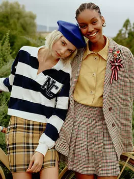 Женская рубашка из габардина с длинным рукавом и застежкой спереди на пуговицах LCW Casual