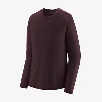 Женская рубашка из мериноса с длинными рукавами Capilene Cool Patagonia, цвет Obsidian Plum