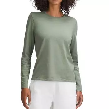 Женская рубашка из органического хлопка Lululemon, Army Green/ARMG