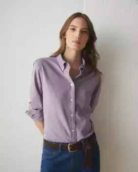Женская рубашка из пике с длинными рукавами Lloyd's, фиолетовый